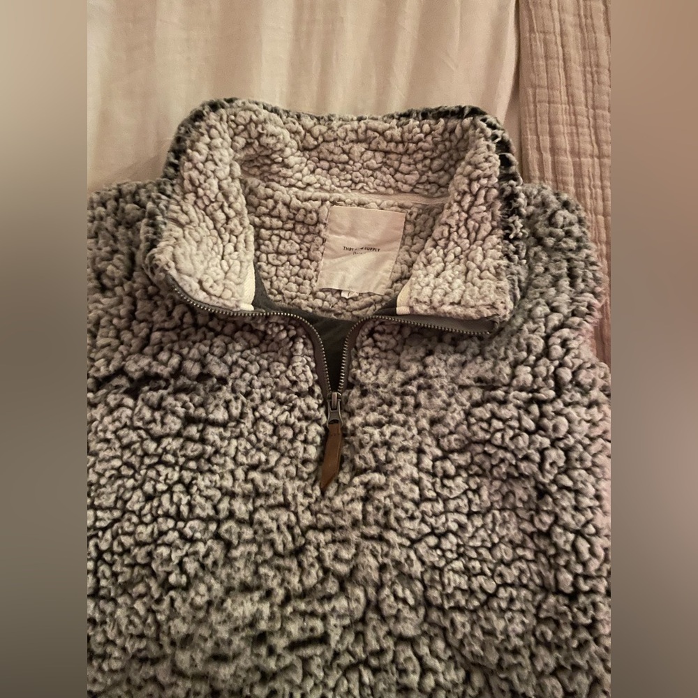 Thread Supply Fluffy Quarter Zip Jacket Pullover